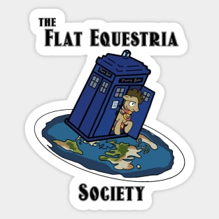 The Flat Equestria Society Sticker